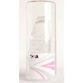 Гелевая прозрачная насадка с 2 отростками - 13 см. - Toyfa Basic - в Коврове купить с доставкой