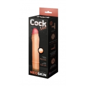 Телесная насадка-удлинитель из неоскин - 19,5 см. - LOVETOY (А-Полимер) - в Коврове купить с доставкой