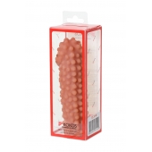 Телесная насадка на фаллос с бугорками KOKOS Extreme Sleeve 10 - 15,8 см. - KOKOS - в Коврове купить с доставкой