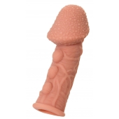 Насадка на фаллос с пузыриками, венками и ребристостью KOKOS Extreme Sleeve 09 - 12,7 см. - KOKOS - в Коврове купить с доставкой