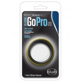 Черно-желтое силиконовое эрекционное кольцо Silicone Go Pro Cock Ring - Blush Novelties - в Коврове купить с доставкой