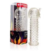 Закрытая прозрачная насадка на пенис Crystal Sleeve Faraon - 13,5 см. - Erowoman-Eroman - в Коврове купить с доставкой