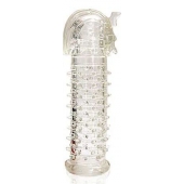 Закрытая прозрачная насадка на пенис Crystal Sleeve Faraon - 13,5 см. - Erowoman-Eroman - в Коврове купить с доставкой