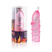 Закрытая рельефная насадка Crystal sleeve snakes в виде змеи с усиками - 14 см. - Erowoman-Eroman - в Коврове купить с доставкой
