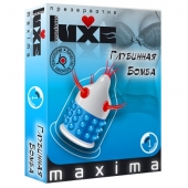 Презерватив LUXE Maxima  Глубинная бомба  - 1 шт. - Luxe - купить с доставкой в Коврове