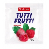 Пробник гель-смазки Tutti-frutti с малиновым вкусом - 4 гр. - Биоритм - купить с доставкой в Коврове