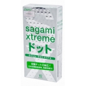 Презервативы Sagami Xtreme Type-E с точками - 10 шт. - Sagami - купить с доставкой в Коврове