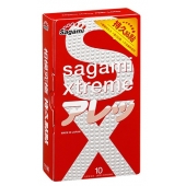 Утолщенные презервативы Sagami Xtreme Feel Long с точками - 10 шт. - Sagami - купить с доставкой в Коврове