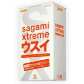 Ультратонкие презервативы Sagami Xtreme SUPERTHIN - 15 шт. - Sagami - купить с доставкой в Коврове