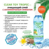 Очищающий спрей для игрушек CLEAR TOY Tropic - 100 мл. - Биоритм - купить с доставкой в Коврове