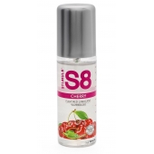 Смазка на водной основе S8 Flavored Lube со вкусом вишни - 125 мл. - Stimul8 - купить с доставкой в Коврове