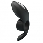 Черное кольцо на пенис с вибрацией Vibration Penis Sleeve - Baile - в Коврове купить с доставкой