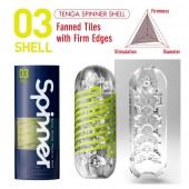 Мастурбатор SPINNER Shell - Tenga - в Коврове купить с доставкой