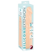 Телесная насадка-удлинитель Silicone Extension - 19 см. - Orion - в Коврове купить с доставкой