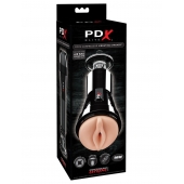 Телесный вибромастурбатор-вагина Cock Compressor Vibrating Stroker - Pipedream - в Коврове купить с доставкой