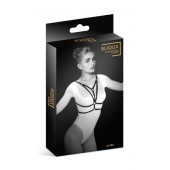 Черная упряжь на грудь Laura - Bijoux Pour Toi - купить с доставкой в Коврове