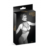 Черная упряжь на грудь Julia - Bijoux Pour Toi - купить с доставкой в Коврове