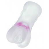 Прозрачный реалистичный мастурбатор Juicy Pussy Crystal Rose - ToyFa - в Коврове купить с доставкой