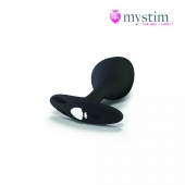 Черная пробка Mystim Rocking Vibe S с возможностью подключения к электростимулятору - 9,7 см. - MyStim - купить с доставкой в Коврове