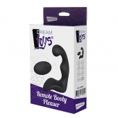 Черный вибромассажер простаты REMOTE BOOTY PLEASER - Dream Toys - в Коврове купить с доставкой