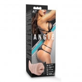 Телесный мастурбатор-ротик Angie - Blush Novelties - в Коврове купить с доставкой