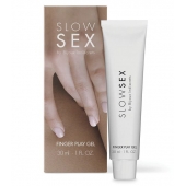 Гель для мастурбации с ароматом кокоса Slow Sex Finger Play Gel - 30 мл. - Bijoux Indiscrets - купить с доставкой в Коврове
