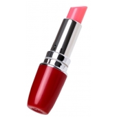Красный мини-вибратор в форме губной помады Lipstick Vibe - A-toys