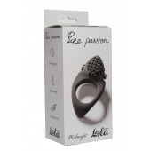 Черное эрекционное виброкольцо Pure Passion Midnight - Lola Games - в Коврове купить с доставкой