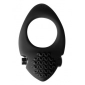 Черное эрекционное виброкольцо Pure Passion Midnight - Lola Games - в Коврове купить с доставкой