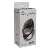 Черное эрекционное виброкольцо Pure Passion Moonshine - Lola Games - в Коврове купить с доставкой