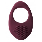 Бордовое эрекционное виброкольцо Pure Passion Moonshine - Lola Games - в Коврове купить с доставкой