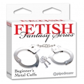 Металлические наручники Beginner s Metal Cuffs - Pipedream - купить с доставкой в Коврове