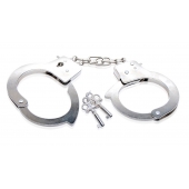 Металлические наручники Beginner s Metal Cuffs - Pipedream - купить с доставкой в Коврове