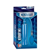 Синяя вакуумная помпа MENZSTUFF PENIS ENLARGER - Dream Toys - в Коврове купить с доставкой