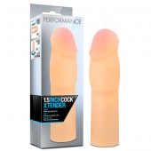Телесная насадка-удлинитель на пенис PERFORMANCE 1.5INCH COCK XTENDER - 16 см. - Blush Novelties - в Коврове купить с доставкой