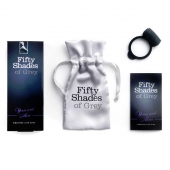 Темно-серое эрекционное кольцо Vibrating Love Ring с вибрацией - Fifty Shades of Grey - в Коврове купить с доставкой