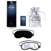 Набор из двух масок на глаза Soft Blindfold Twin Pack - Fifty Shades of Grey - купить с доставкой в Коврове