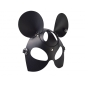 Черная кожаная маска  Мышка - Sitabella - купить с доставкой в Коврове