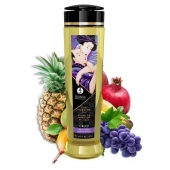 Массажное масло Libido Exotic Fruits с ароматом экзотических фруктов - 240 мл. - Shunga - купить с доставкой в Коврове