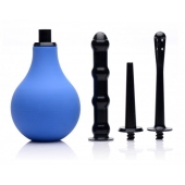 Анальный душ с 3 насадками Premium One-way Valve Anal Douche Set - XR Brands - купить с доставкой в Коврове