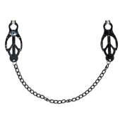 Зажимы на соски Darkside с цепочкой - Lola Games - купить с доставкой в Коврове