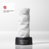 Белый 3D мастурбатор POLYGON - Tenga - в Коврове купить с доставкой