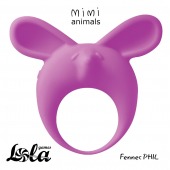 Фиолетовое эрекционное кольцо Fennec Phil - Lola Games - в Коврове купить с доставкой