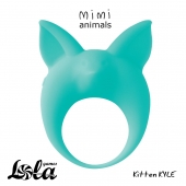 Зеленое эрекционное кольцо Kitten Kyle - Lola Games - в Коврове купить с доставкой