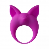Фиолетовое эрекционное кольцо Kitten Kyle - Lola Games - в Коврове купить с доставкой