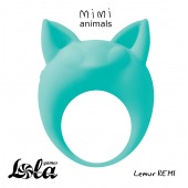 Зеленое эрекционное кольцо Lemur Remi - Lola Games - в Коврове купить с доставкой