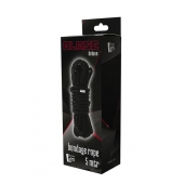 Черная веревка для шибари DELUXE BONDAGE ROPE - 5 м. - Dream Toys - купить с доставкой в Коврове