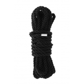 Черная веревка для шибари DELUXE BONDAGE ROPE - 5 м. - Dream Toys - купить с доставкой в Коврове