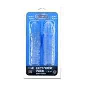 Комплект из 2 прозрачных насадок на пенис PENIS EXTENDER PACK - Dream Toys - в Коврове купить с доставкой