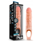 Телесный реалистичный фаллоудлинитель 9 Inch Silicone Cock Sheath Penis Extender - 22,86 см. - Blush Novelties - в Коврове купить с доставкой